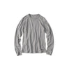 Whole Super Gauze 908 Crew Gray Moku
