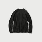 Whole Super Gauze 908 Crew Sumi Black Moku