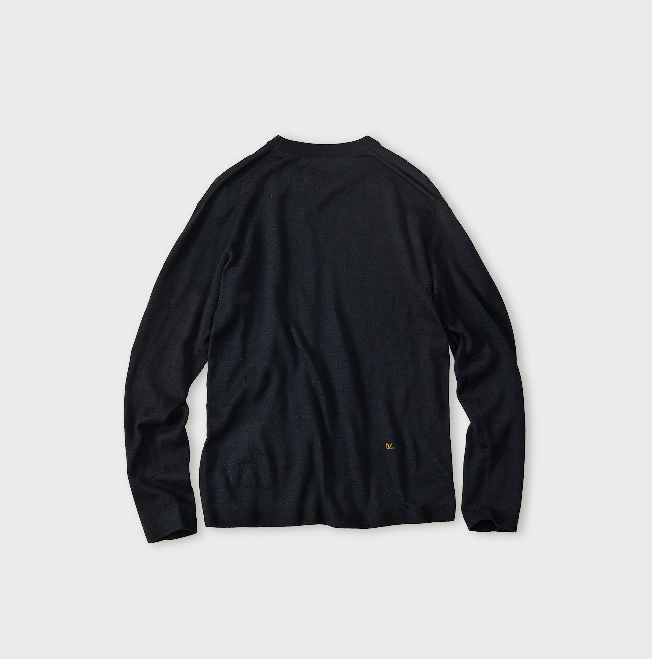 Indigo Whole Super Gauze 908 Crew Back
