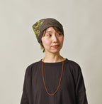Supima Aya Patch Flower Bandana Female Model