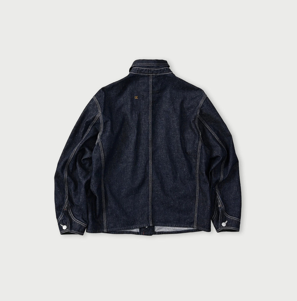 9.4oz Denim 908 Ocean Coverall Nou Back
