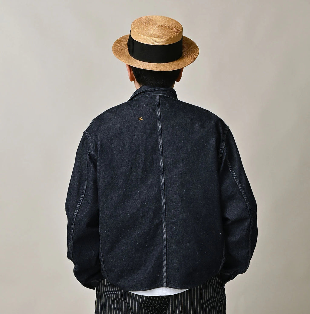 9.4oz Denim 908 Ocean Coverall Nou Male Model