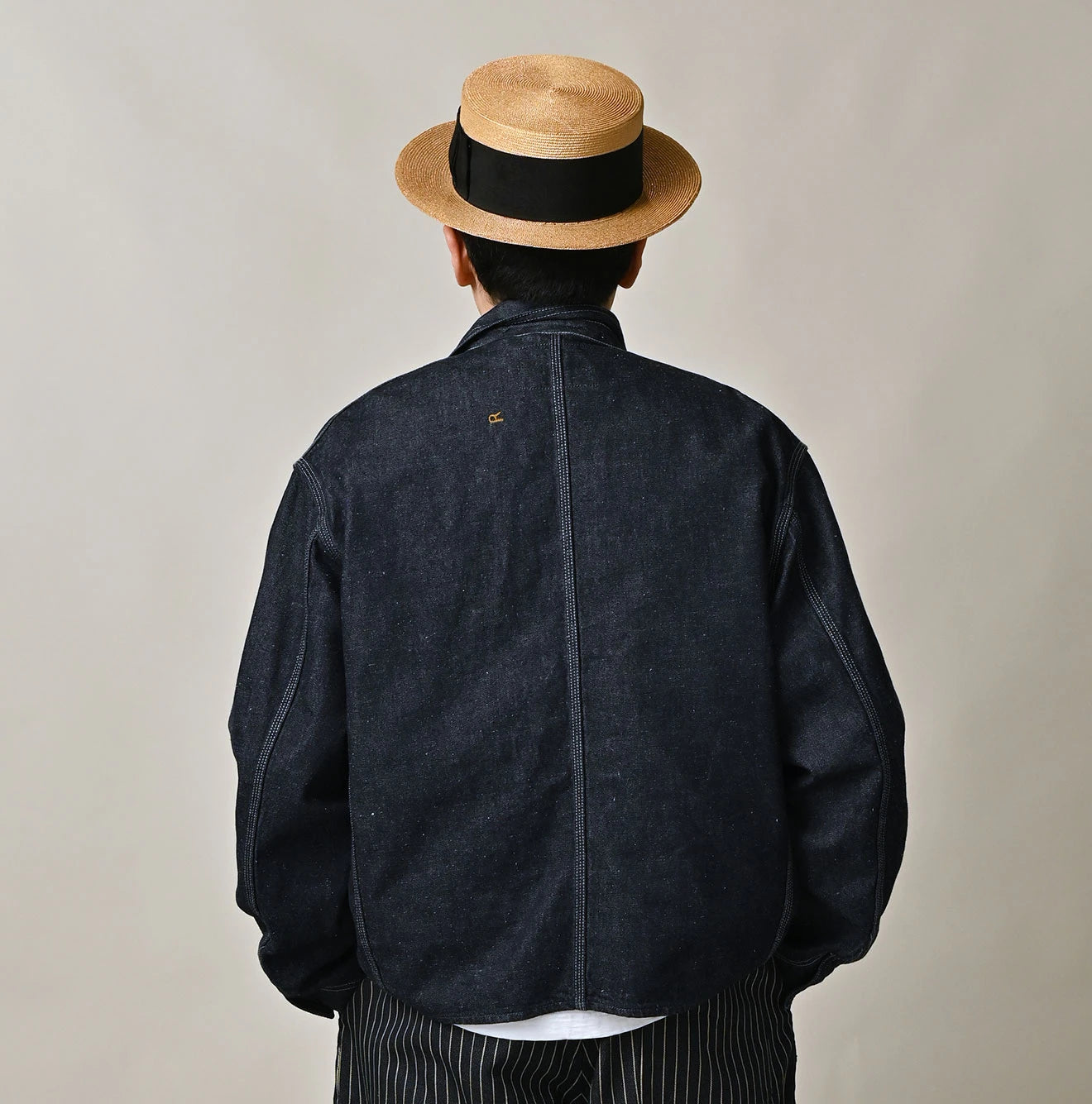 9.4oz Denim 908 Ocean Coverall Nou Male Model