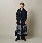 9.4oz Denim 908 Ocean Coverall Nou Female Model
