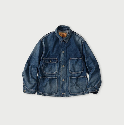 9.4oz Denim 908 Ocean Coverall Zyu