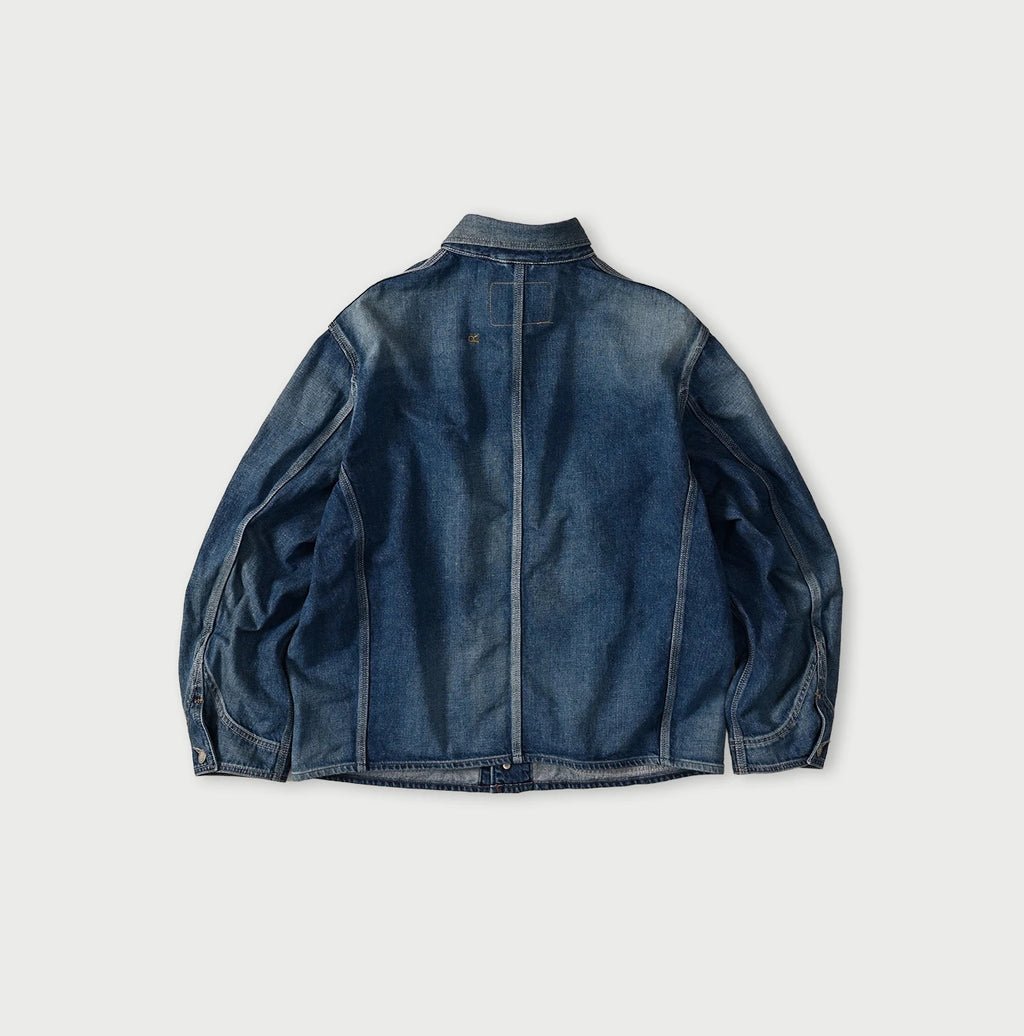 9.4oz Denim 908 Ocean Coverall Zyu
