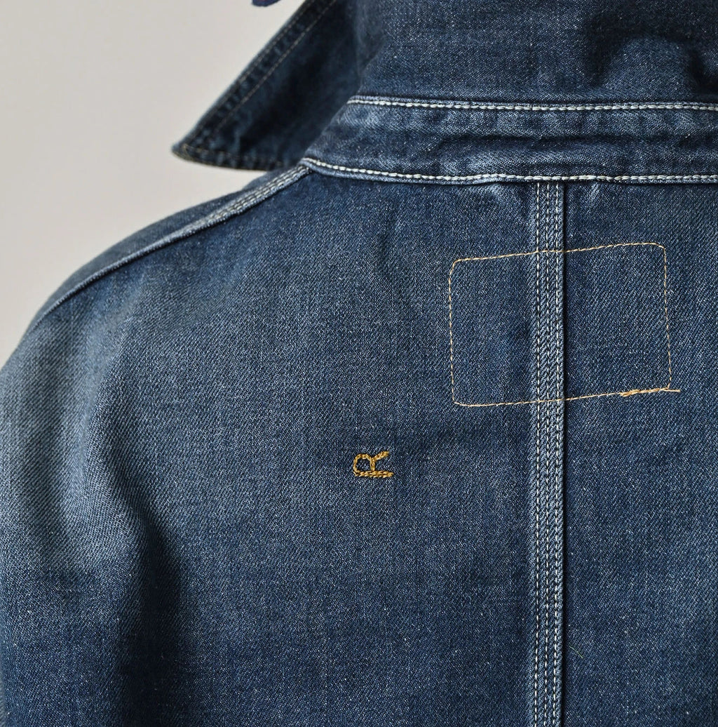 9.4oz Denim 908 Ocean Coverall Zyu