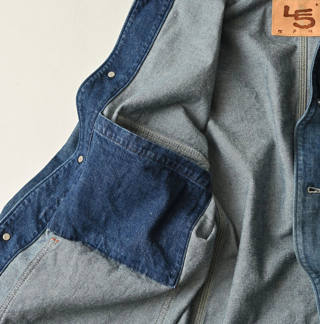 9.4oz Denim 908 Ocean Coverall Zyu