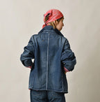 9.4oz Denim 908 Ocean Coverall Zyu