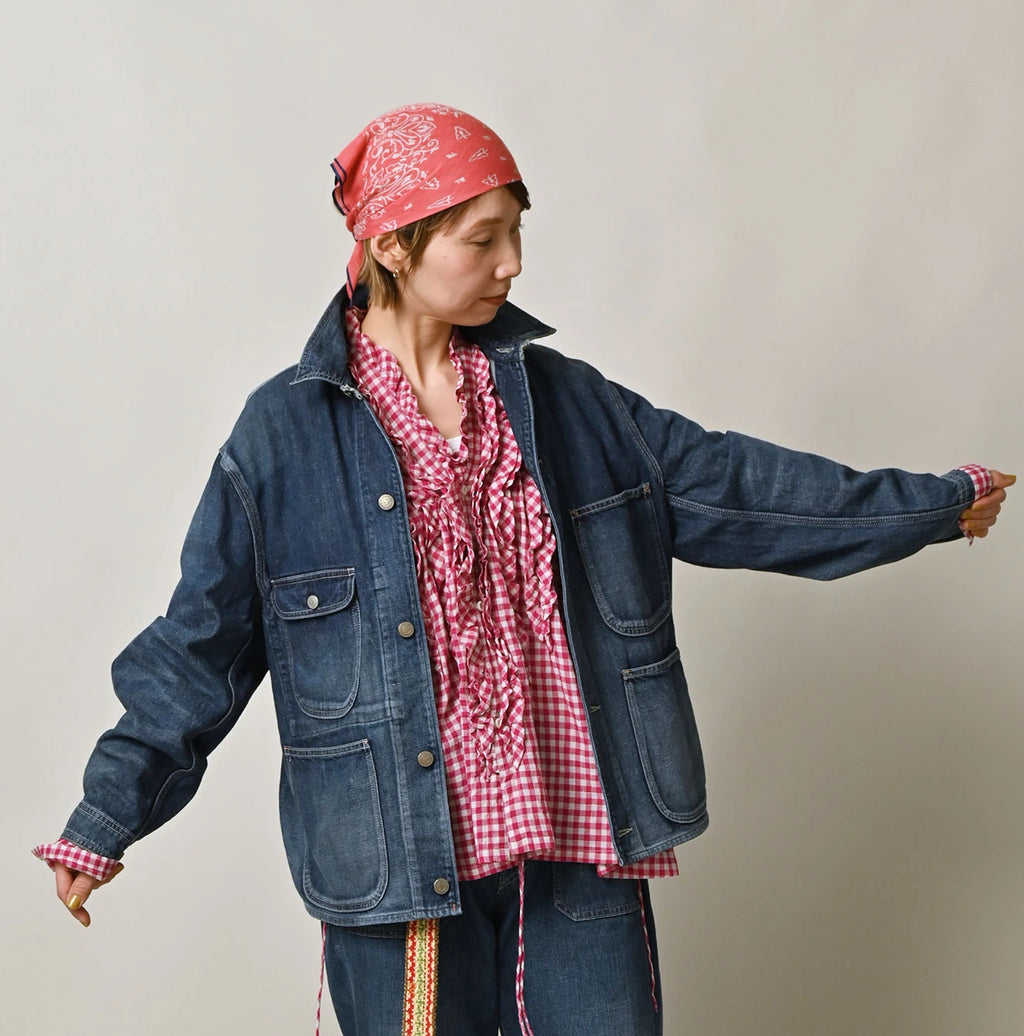 9.4oz Denim 908 Ocean Coverall Zyu