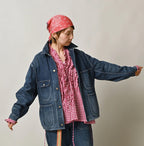 9.4oz Denim 908 Ocean Coverall Zyu