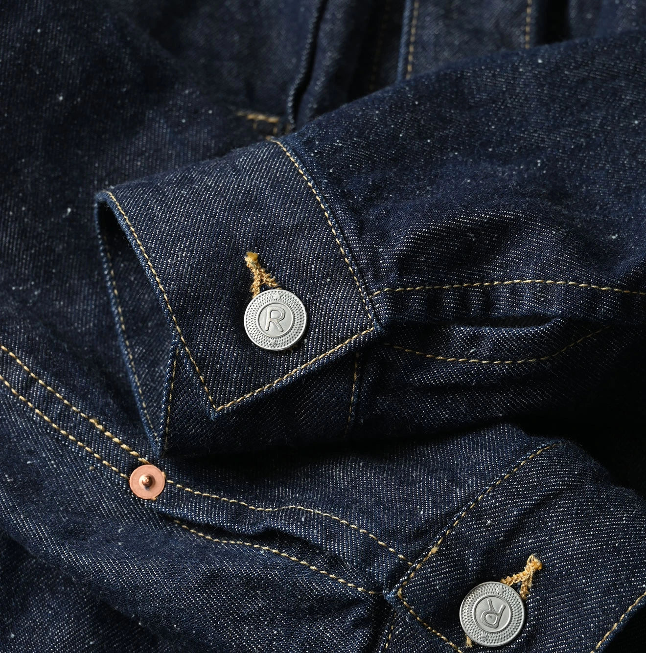 9.4oz Denim 908 G Jacket Nou Detail