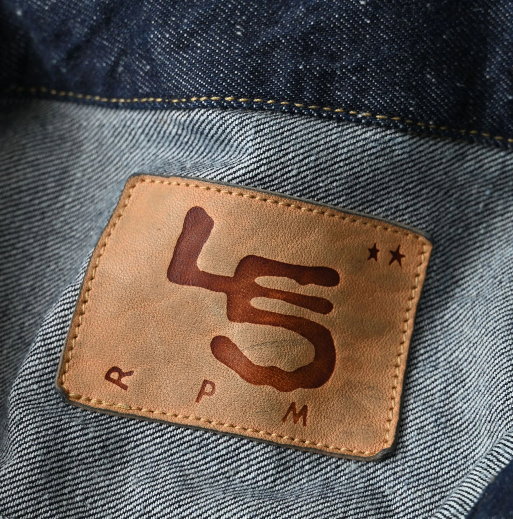 9.4oz Denim 908 G Jacket Nou Detail