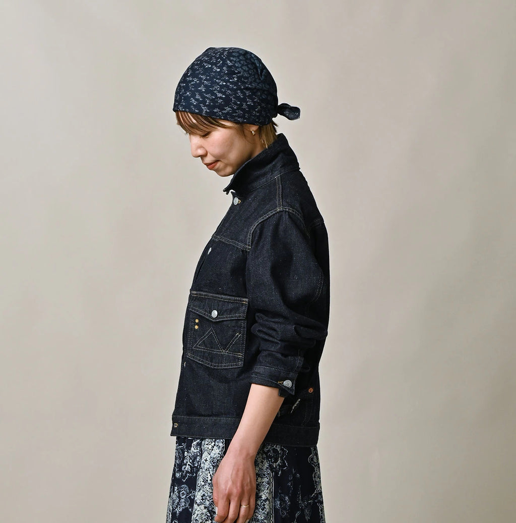 9.4oz Denim 908 G Jacket Nou Female Model