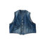 9.4oz Denim 908 Ocean Hunting Vest Tan