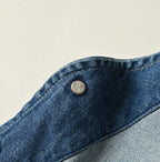 9.4oz Denim 908 Ocean Hunting Vest Tan Detail