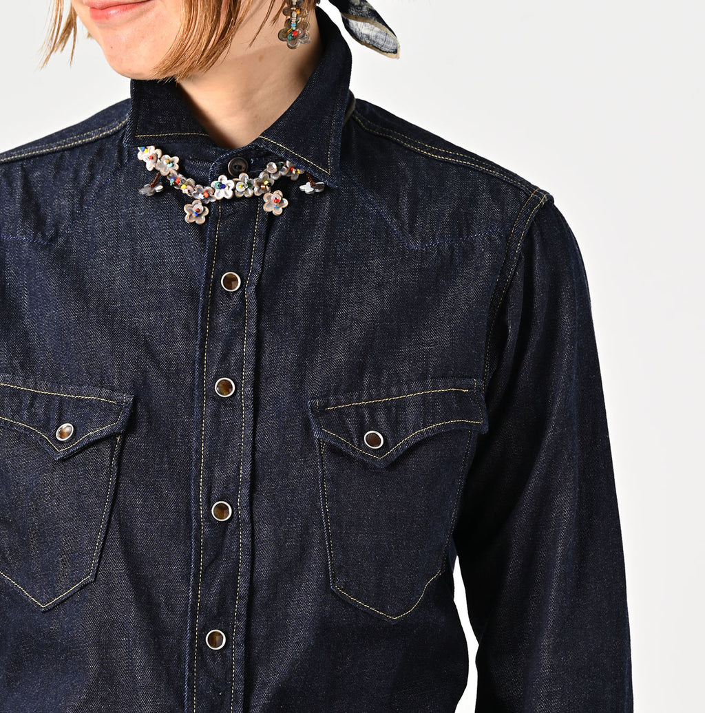 Shirt Denim 908 Eastern Shirt Nou Detail