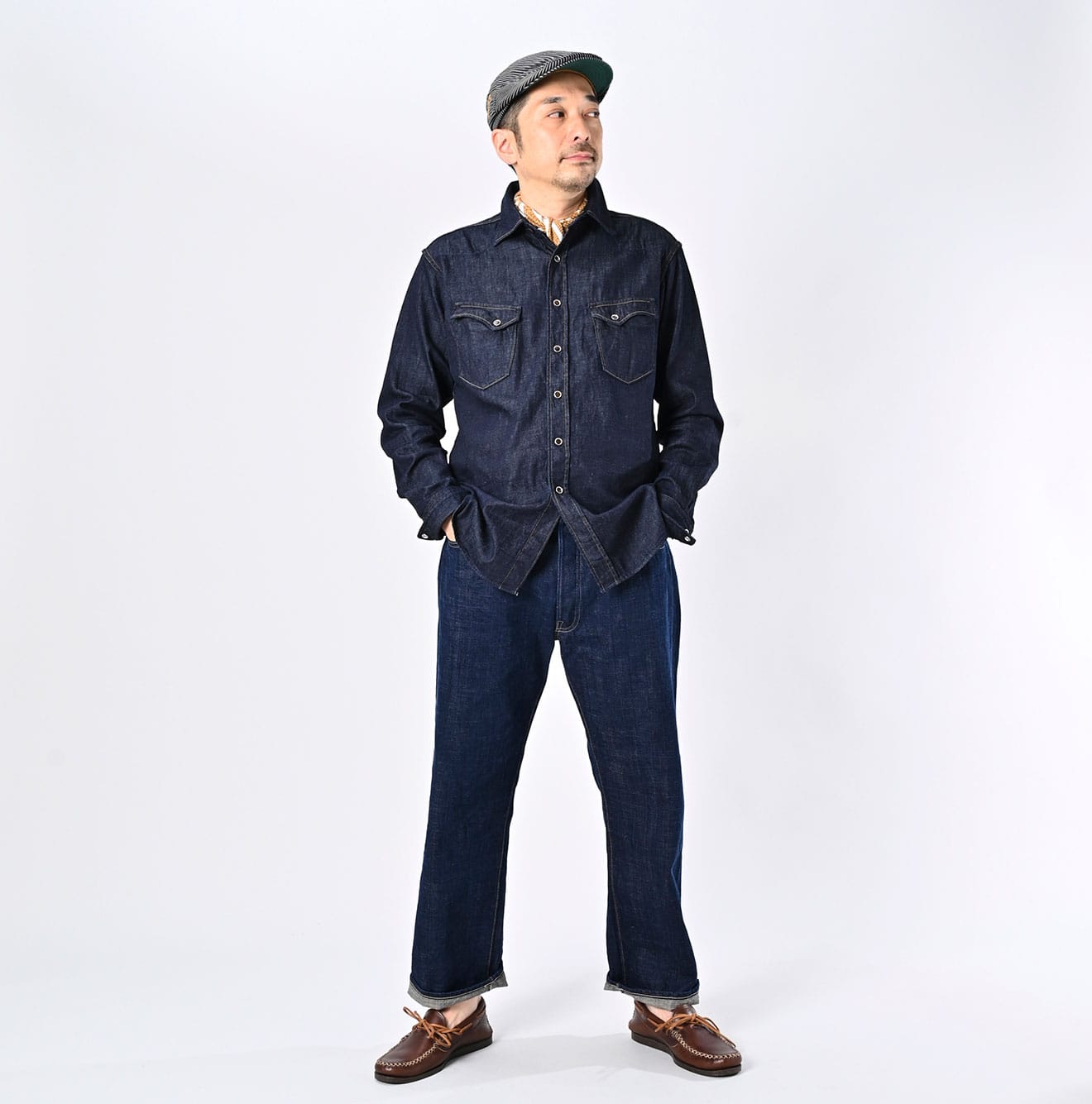 Shirt Denim 908 Eastern Shirt Nou Male Model