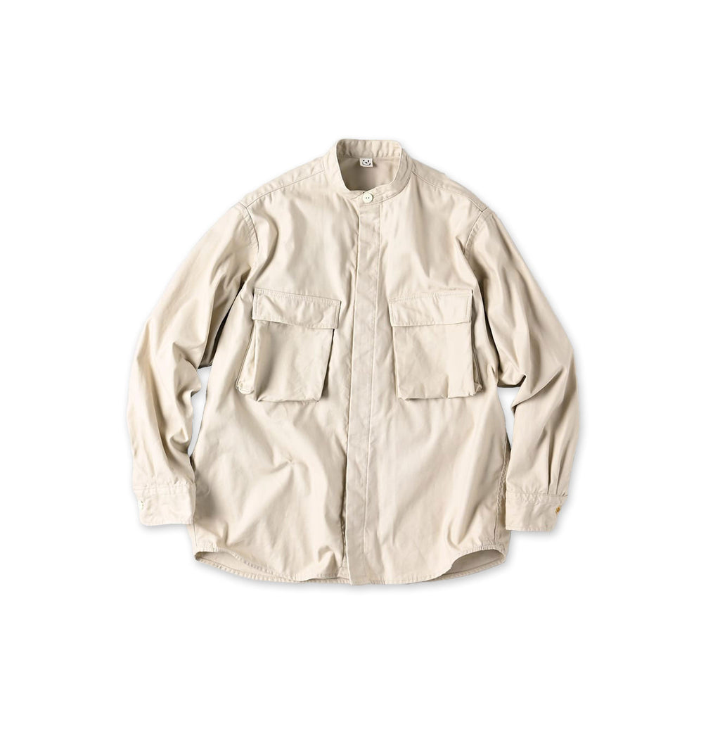 Thin Back Satin 908 Neem Shirt Antique White