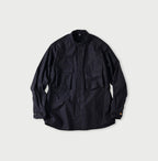 Thin Back Satin 908 Neem Shirt Navy