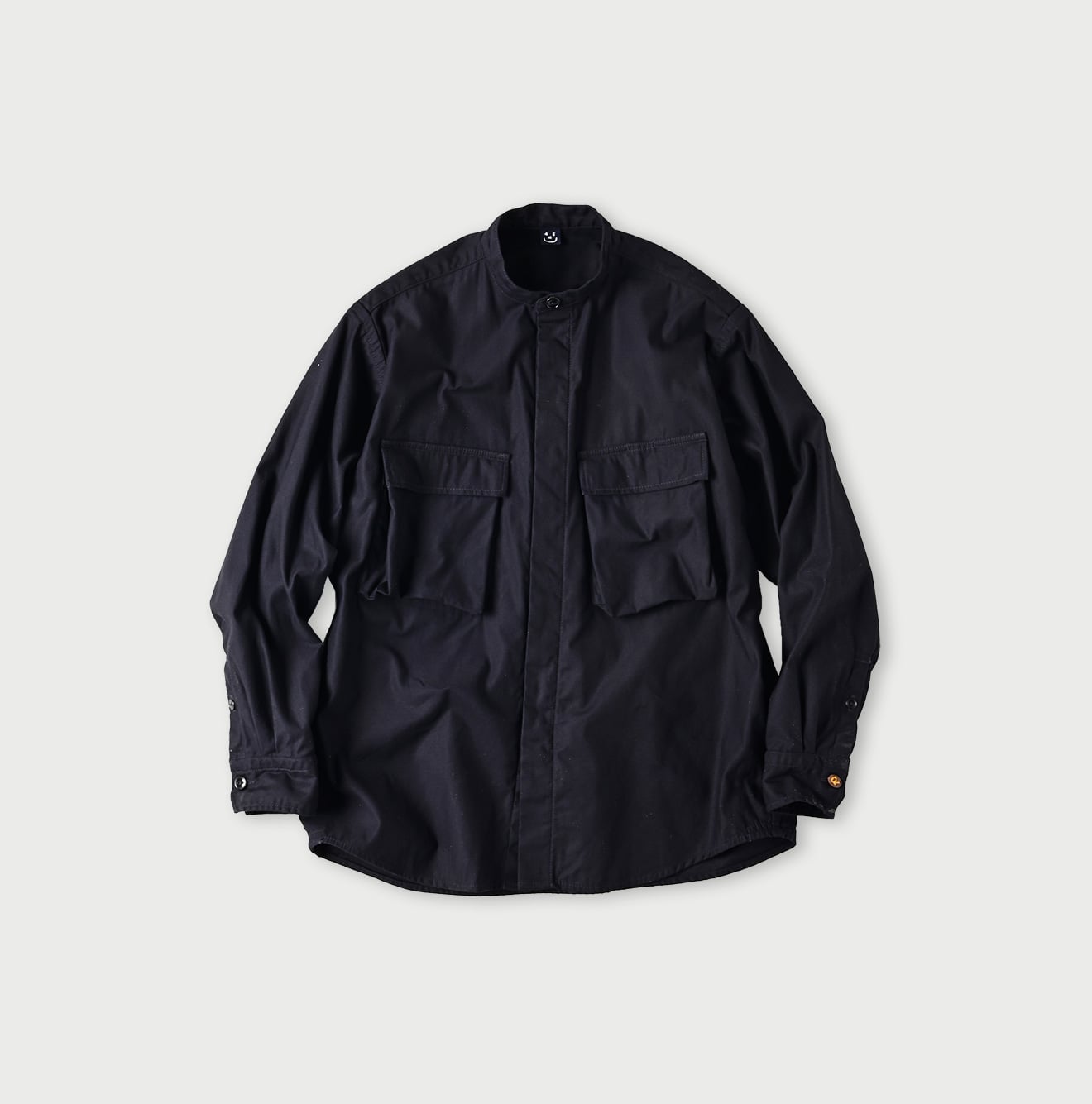 Thin Back Satin 908 Neem Shirt Navy