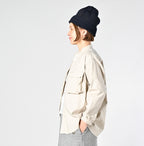 Thin Back Satin 908 Neem Shirt Female Model