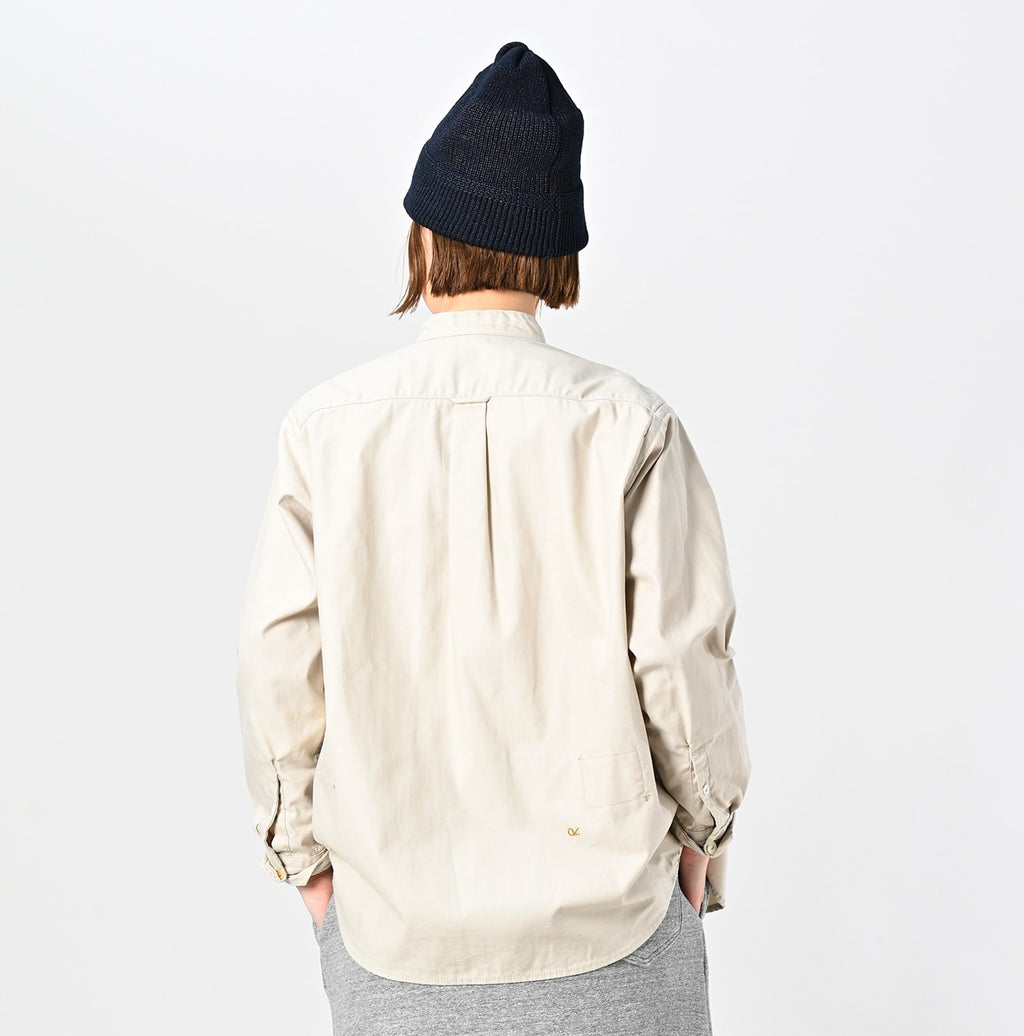Thin Back Satin 908 Neem Shirt Female Model