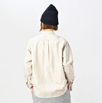 Thin Back Satin 908 Neem Shirt Female Model