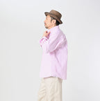 Compact Damp 908 Ocean Button Down Shirt Male Model