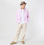 Compact Damp 908 Ocean Button Down Shirt Male Model