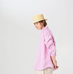 Compact Damp 908 Ocean Button Down Shirt Female Model