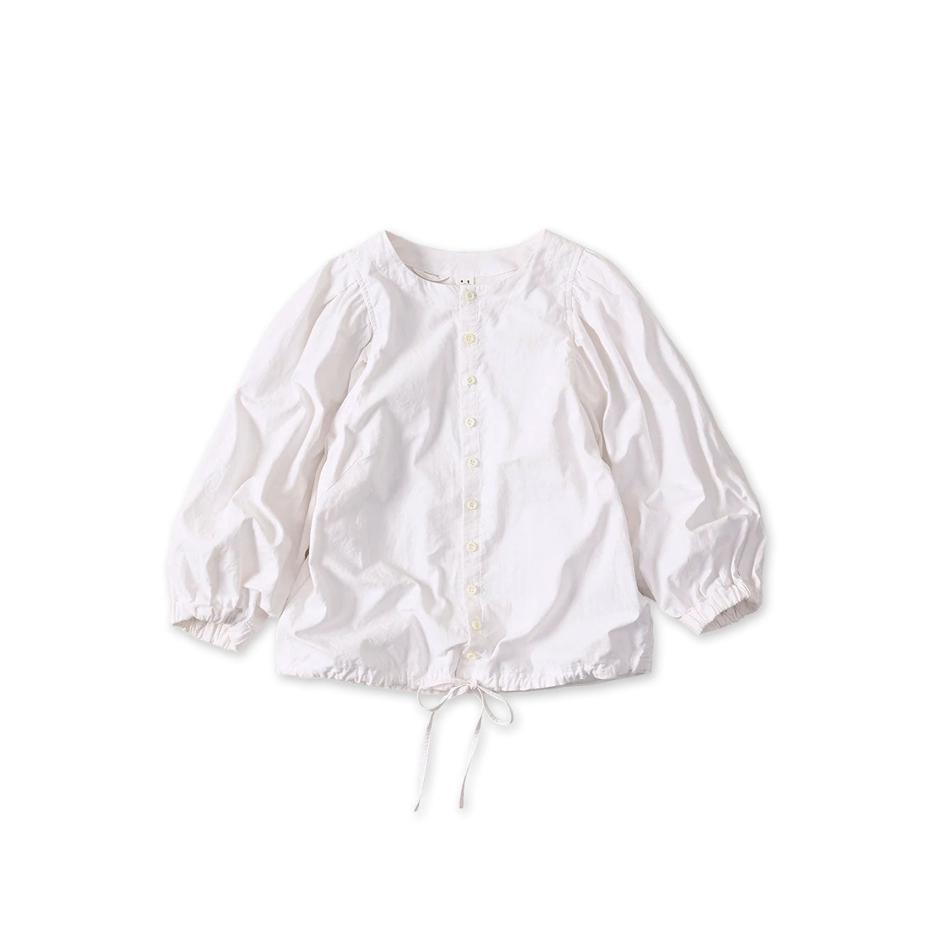 504 OX Puff Blouse White