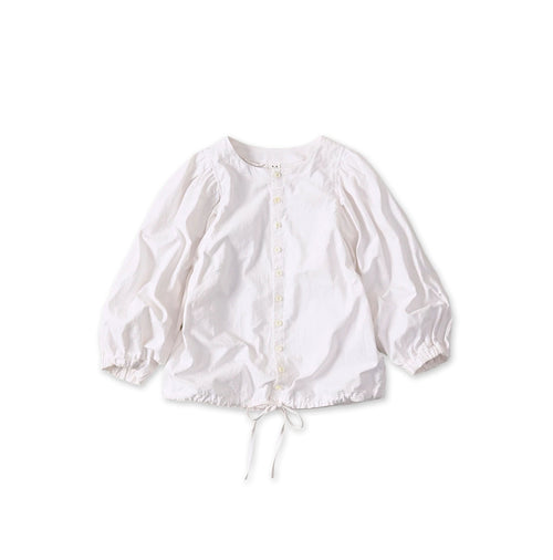 504 OX Puff Blouse White