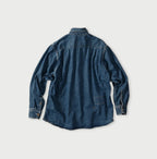 45 Petit Denim 908 8-knot Shirt Distressed Detail Back