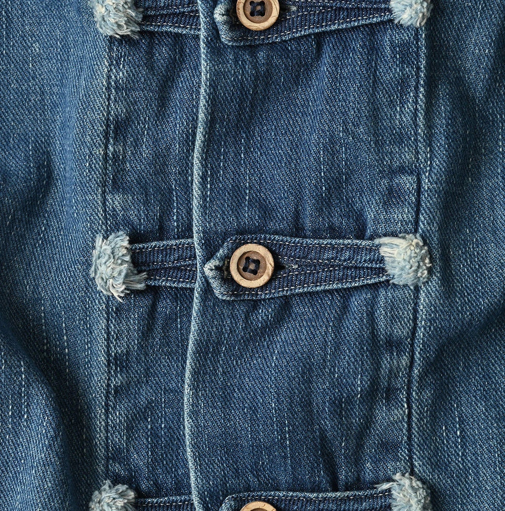 45 Petit Denim 908 8-knot Shirt Distressed Detail