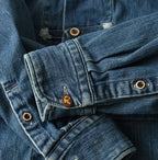 45 Petit Denim 908 8-knot Shirt Distressed Detail