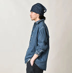 45 Petit Denim 908 8-knot Shirt Distressed Male Model