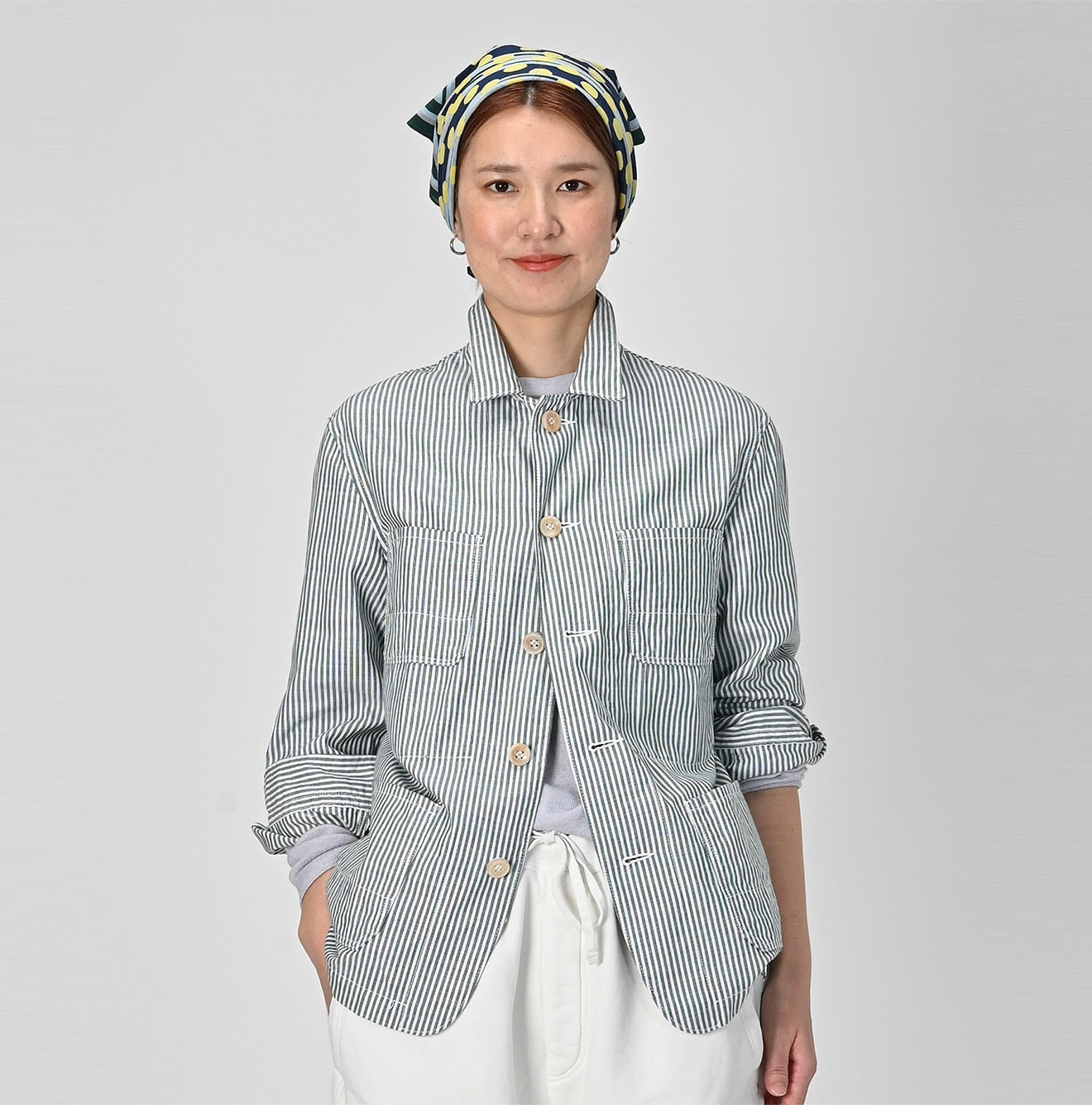 Supima OX 908 4-pocket Shirt Female Model