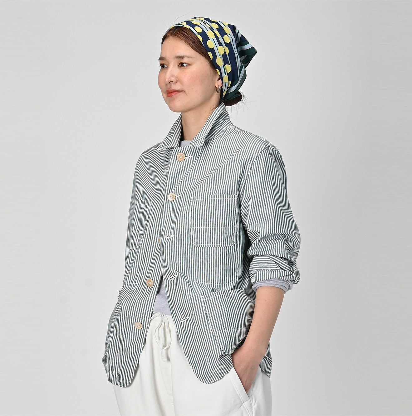 Supima OX 908 4-pocket Shirt Female Model