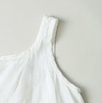 Indian Linen x Lace Flare Camisole Detail