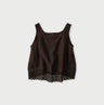 45 Plant Dyed Indian Linen x Lace Flare Camisole