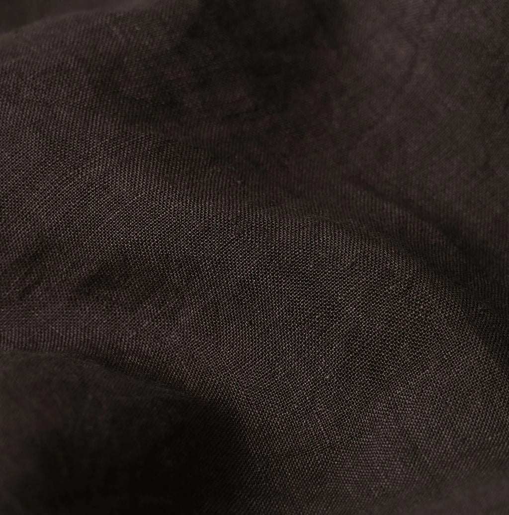 45 Plant Dyed Indian Linen x Lace Flare Camisole Detail