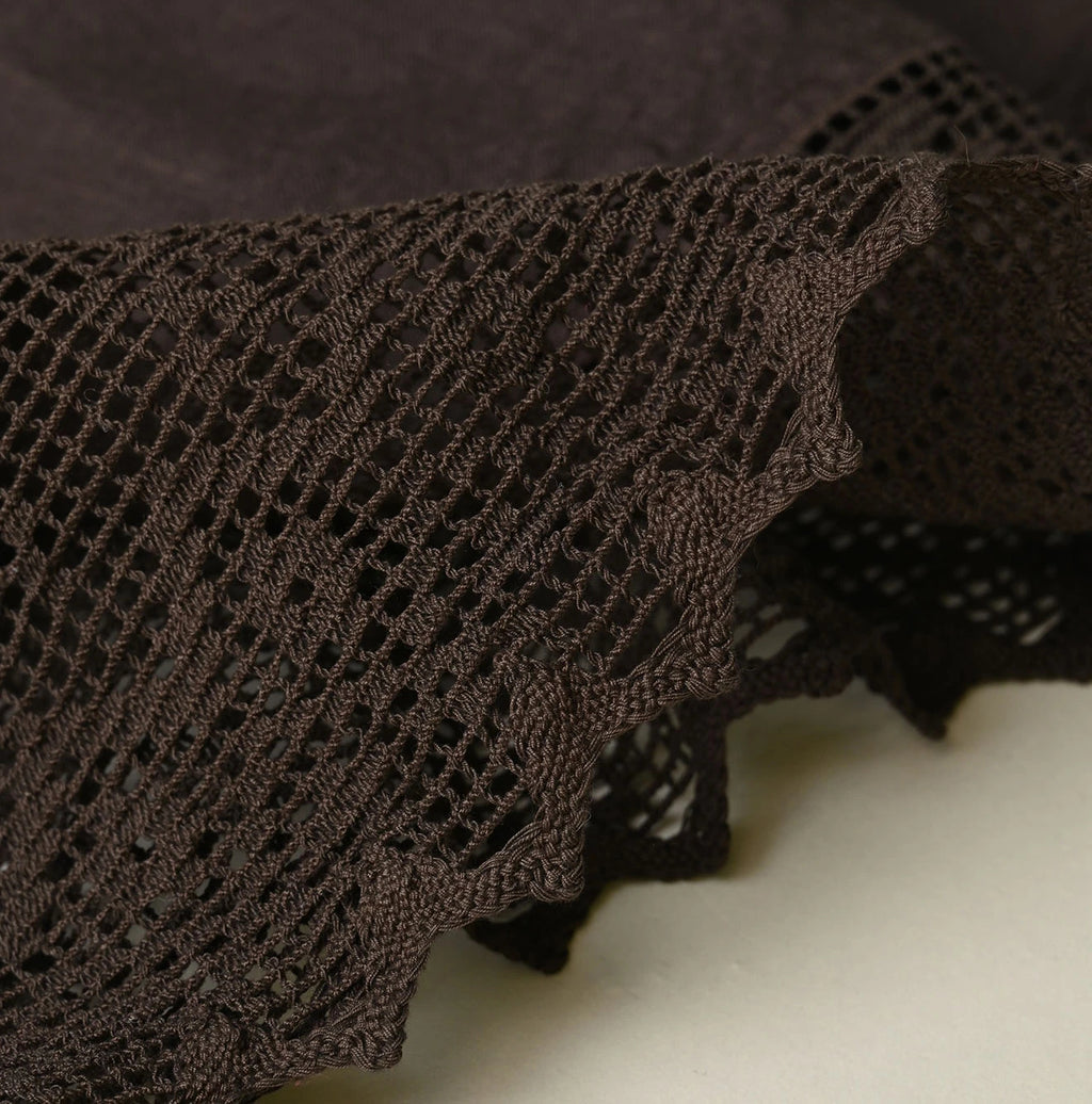 45 Plant Dyed Indian Linen x Lace Flare Camisole Detail