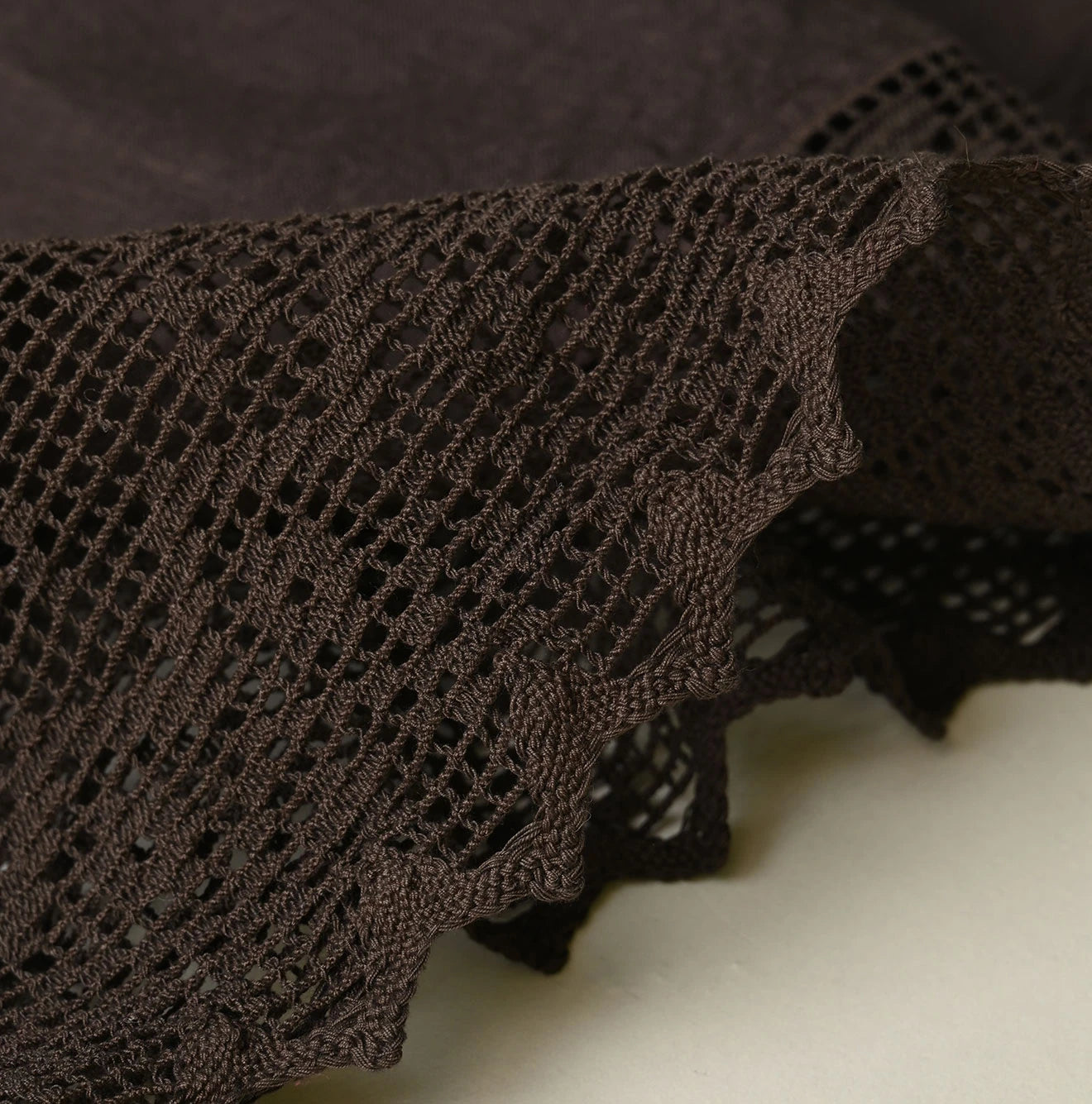 45 Plant Dyed Indian Linen x Lace Flare Camisole Detail