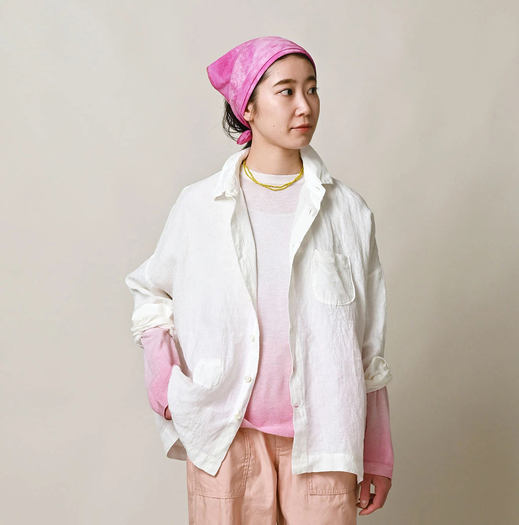 Indian Linen 908 Uma Shirt Female Model