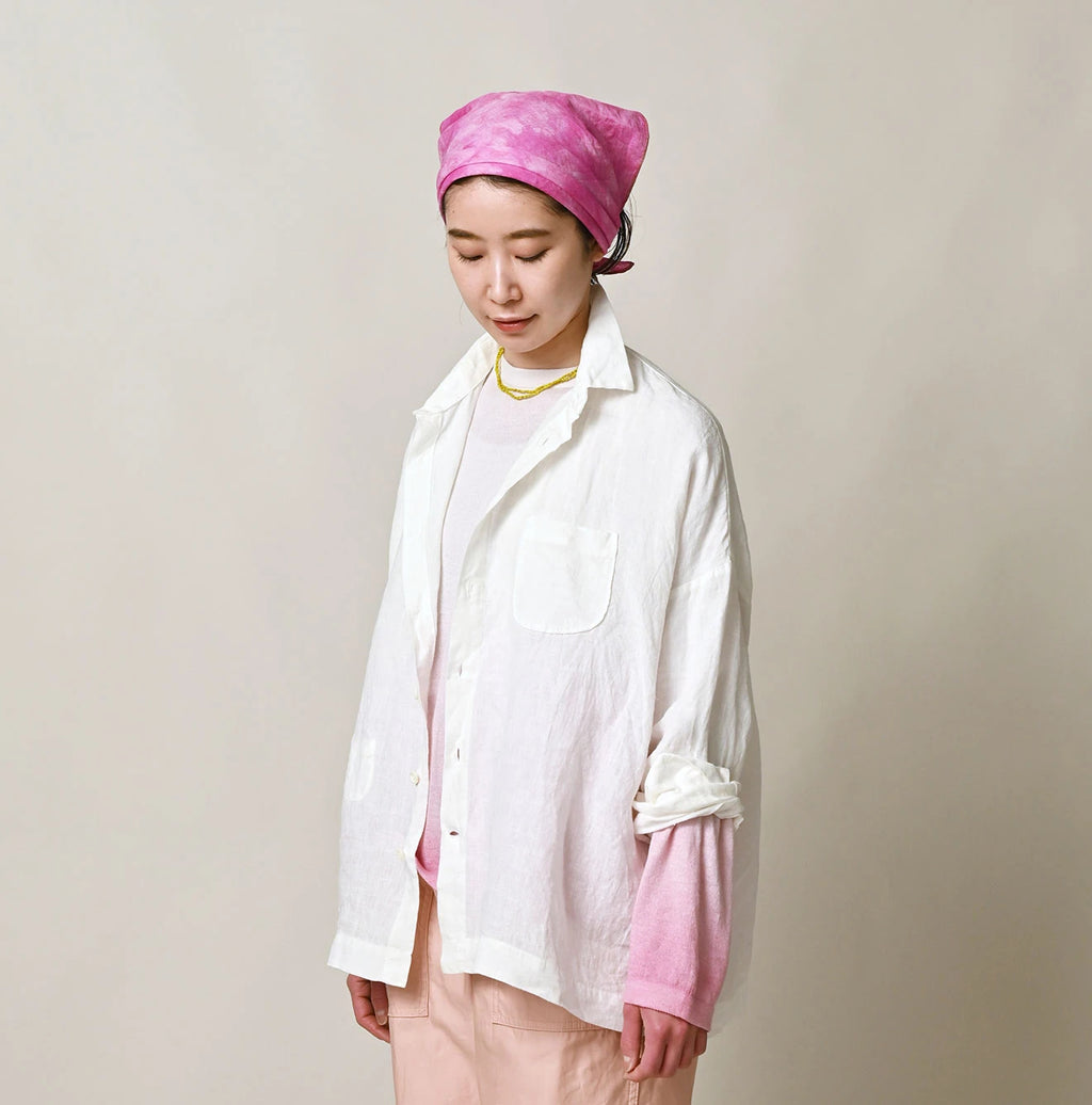 Indian Linen 908 Uma Shirt Female Model