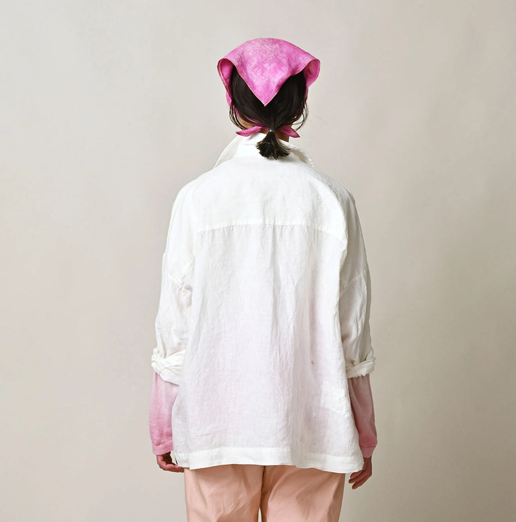 Indian Linen 908 Uma Shirt Female Model