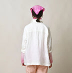 Indian Linen 908 Uma Shirt Female Model