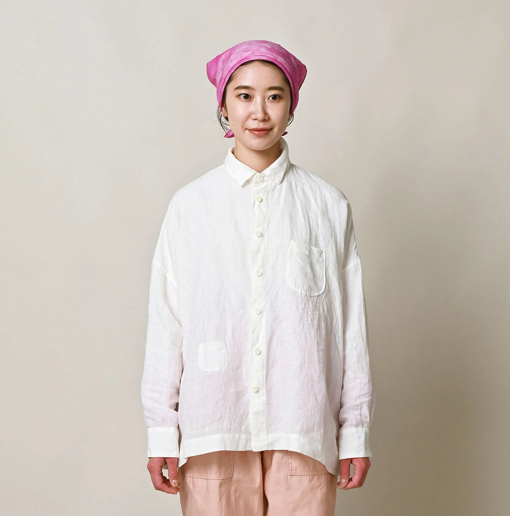 Indian Linen 908 Uma Shirt Female Model