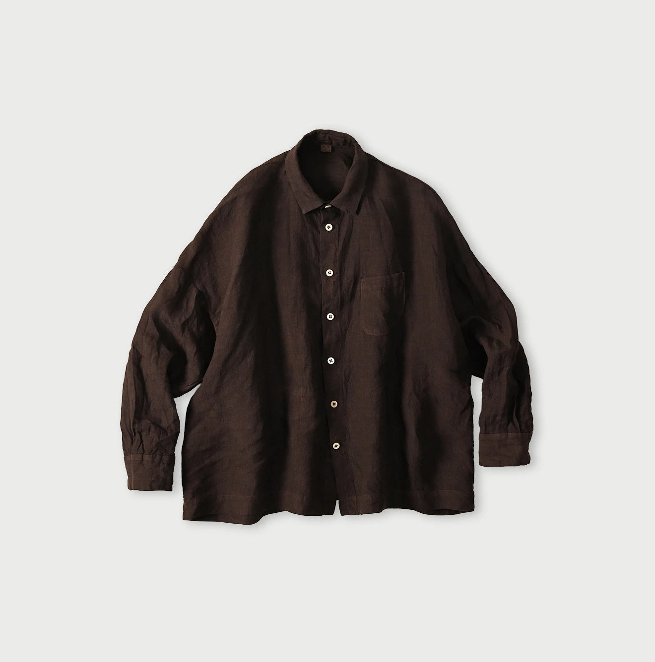 45 Plant Dyed Indian Linen 908 Uma Shirt